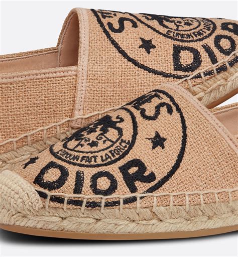 espadrilles dames dior|Dior granville espadrille shoes.